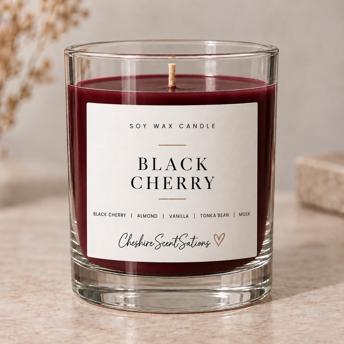 Black Cherry | Soy Wax Candle