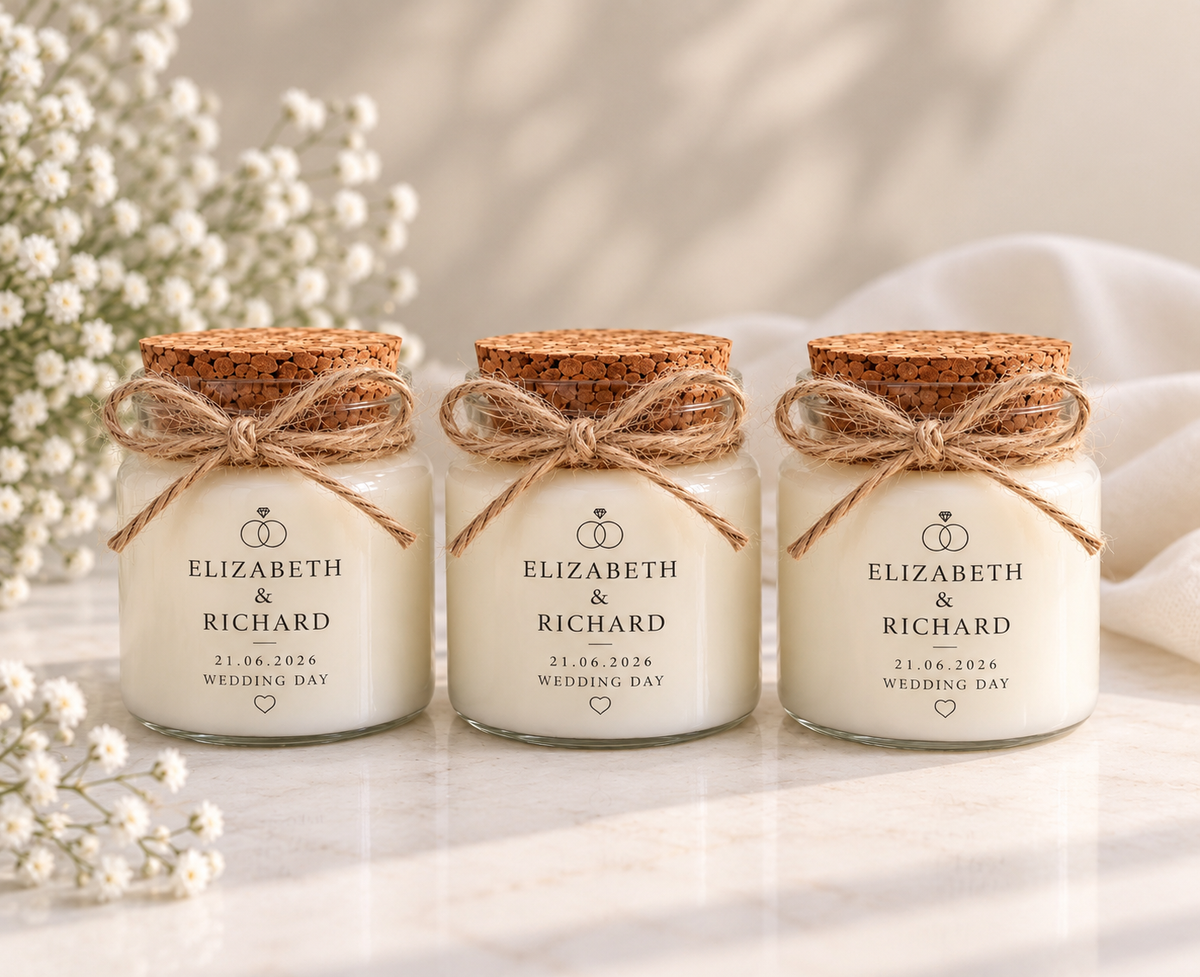 Wedding Favour Candles