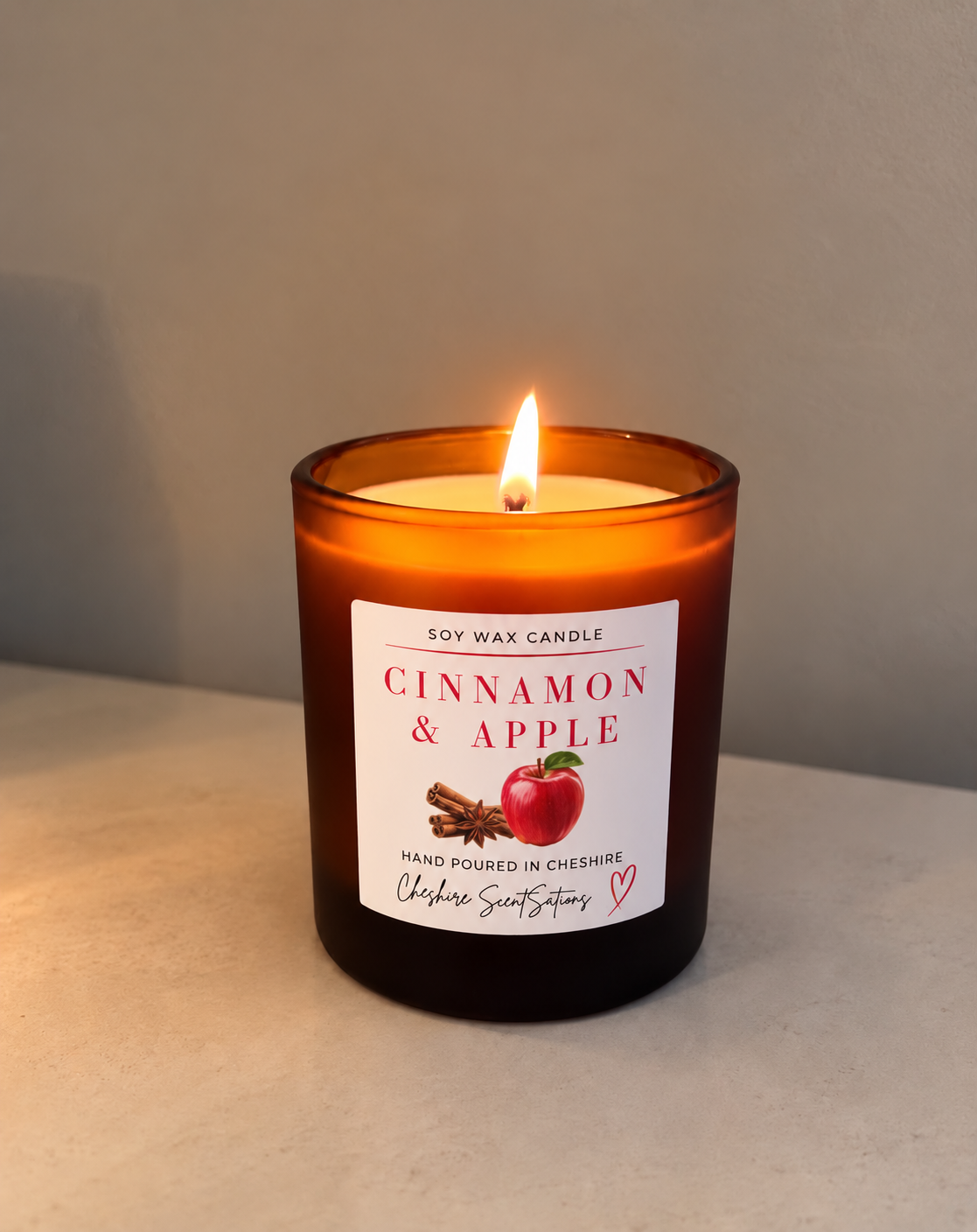 Cinnamon & Apple | Soy Wax Candle