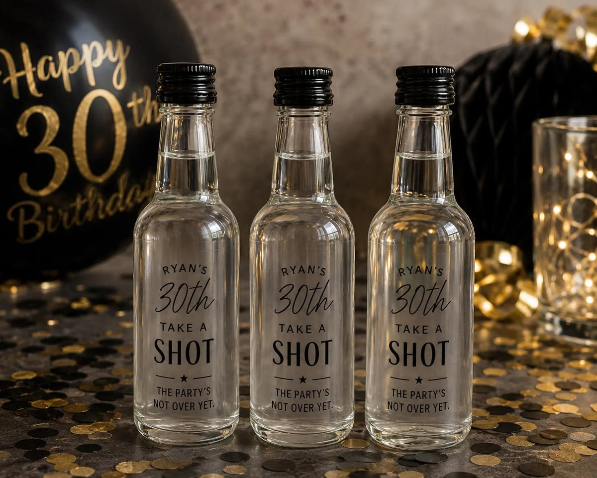 Shot Bottles (Glass or Plastic)