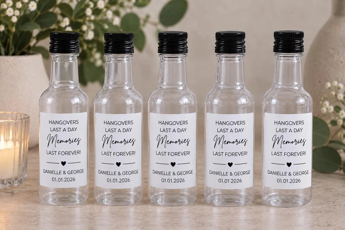 Shot Bottles (Glass or Plastic)