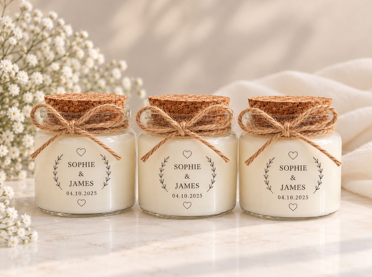 Wedding Favour Candles
