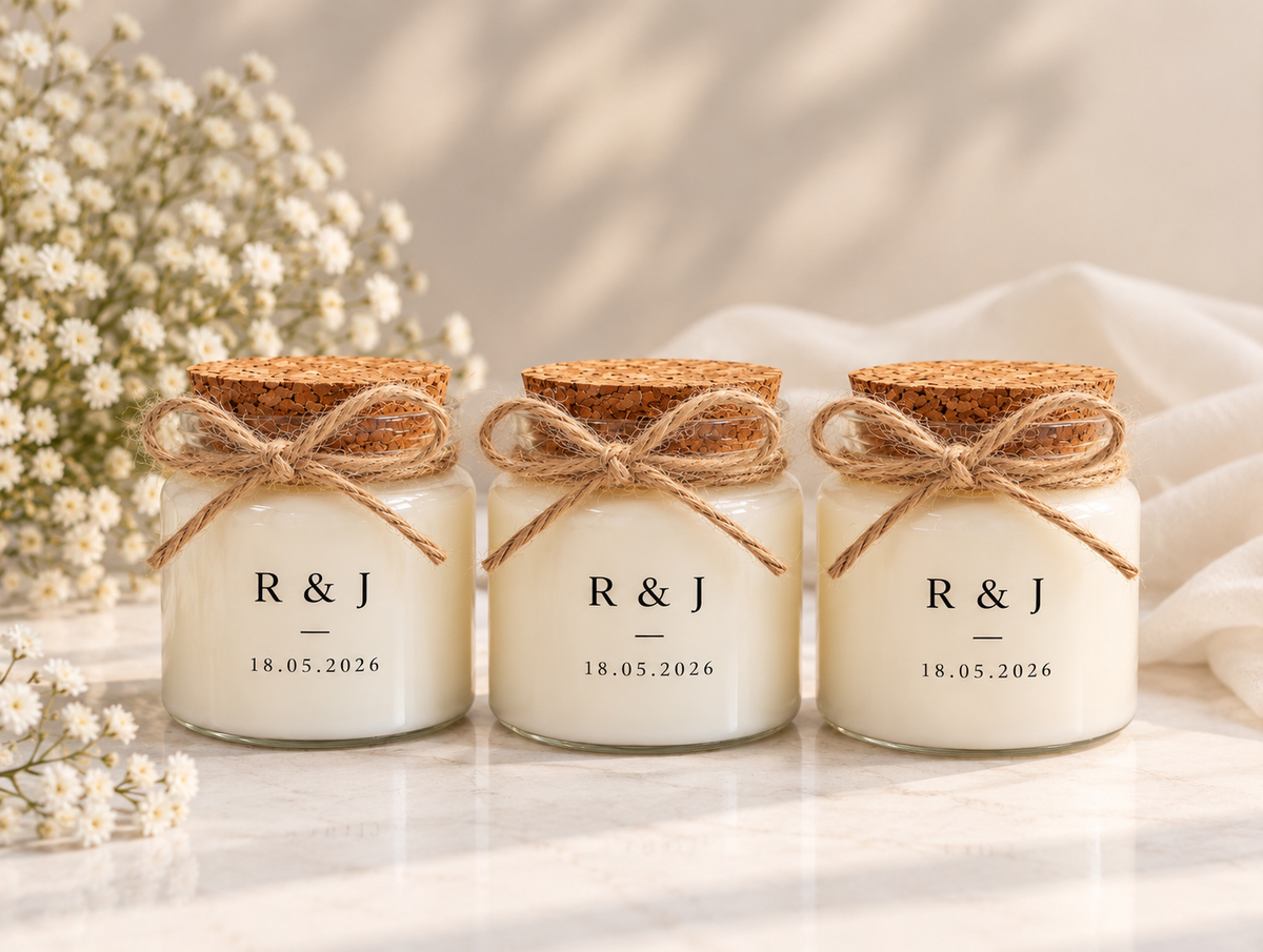 Wedding Favour Candles