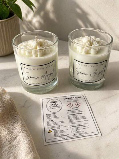 Snow Angel Handpoured Soy Candle 30cl