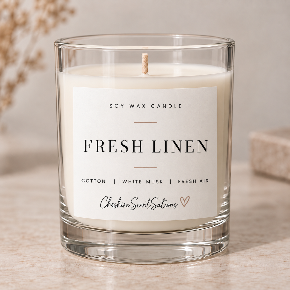Fresh Linen | Soy Wax Candle