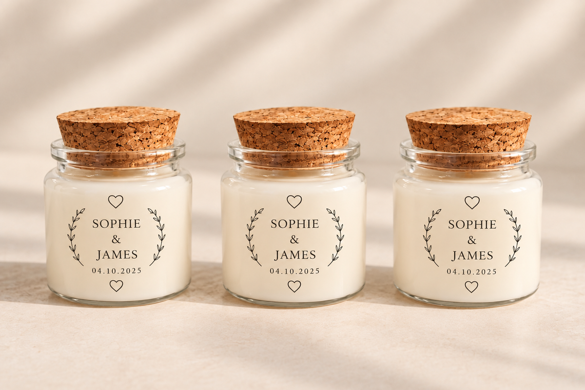 Wedding Favour Candles