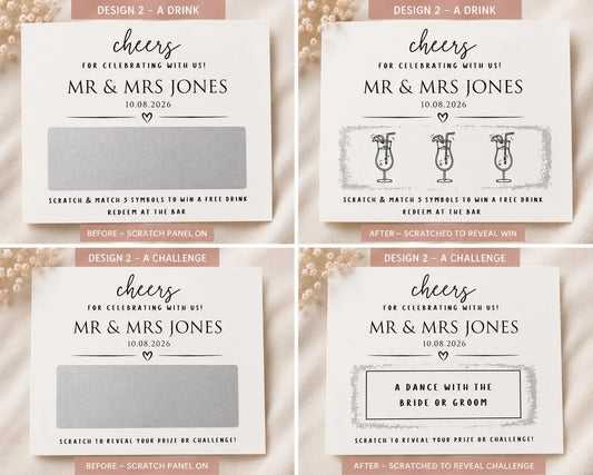 Wedding Scratch Cards