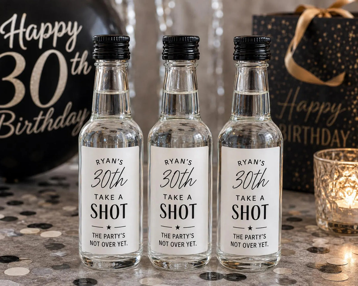 Shot Bottles (Glass or Plastic)