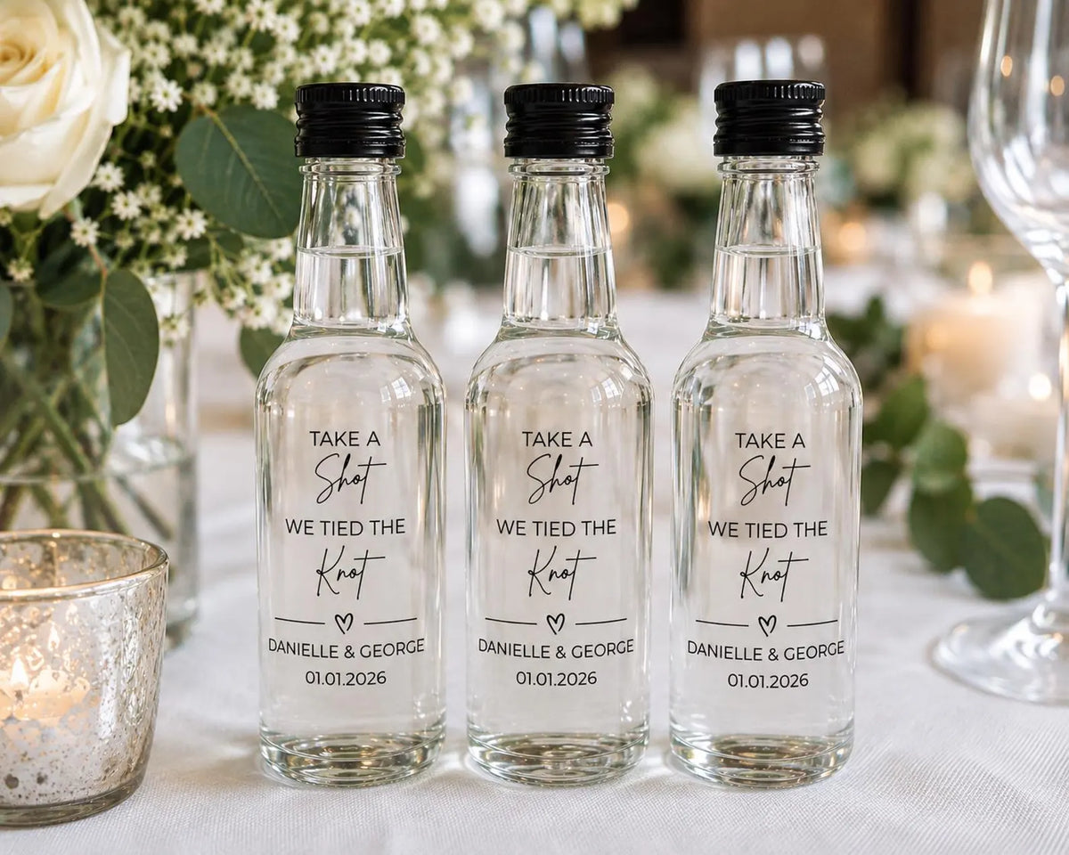 Shot Bottles (Glass or Plastic)