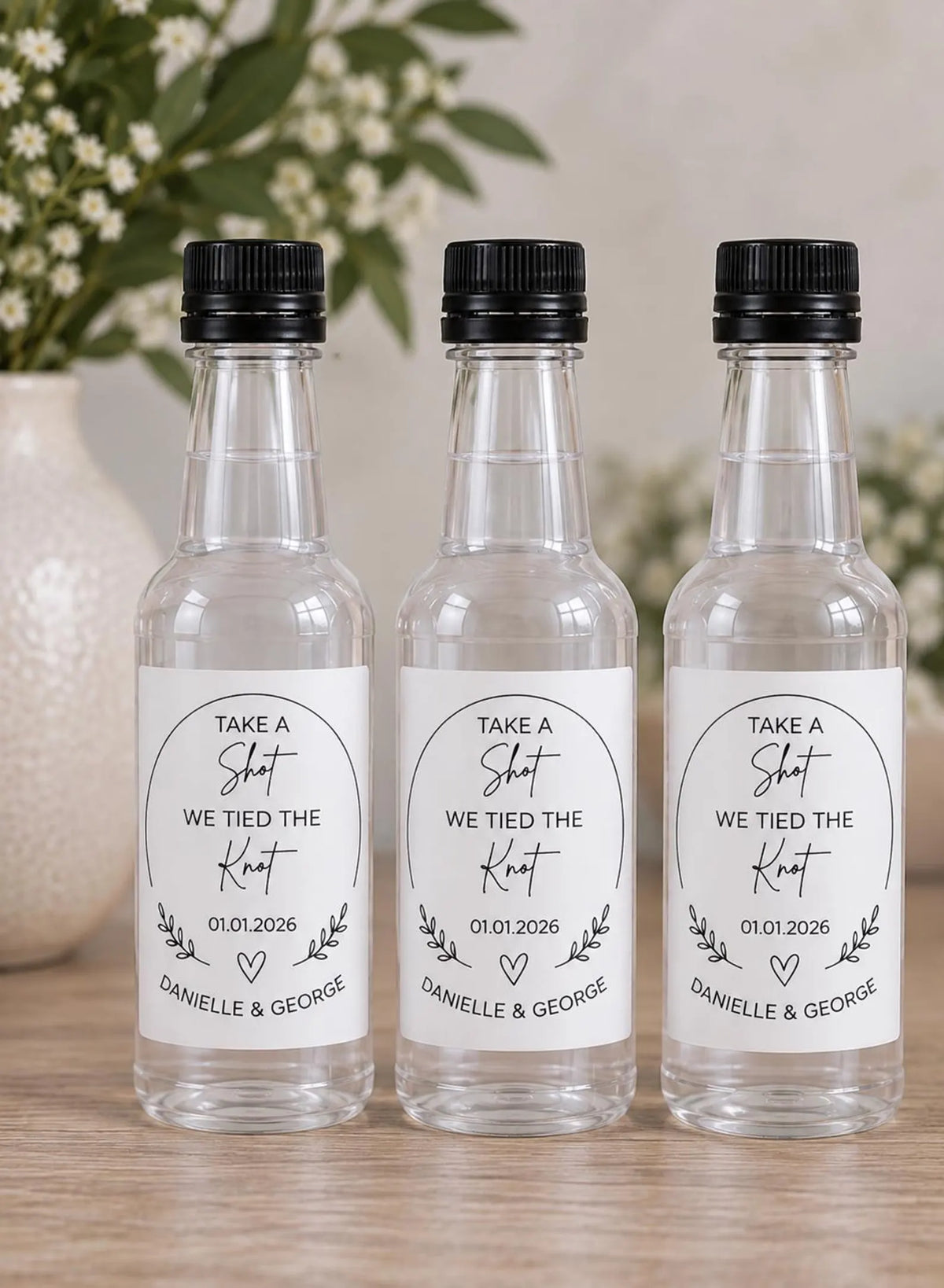 Shot Bottles (Glass or Plastic)