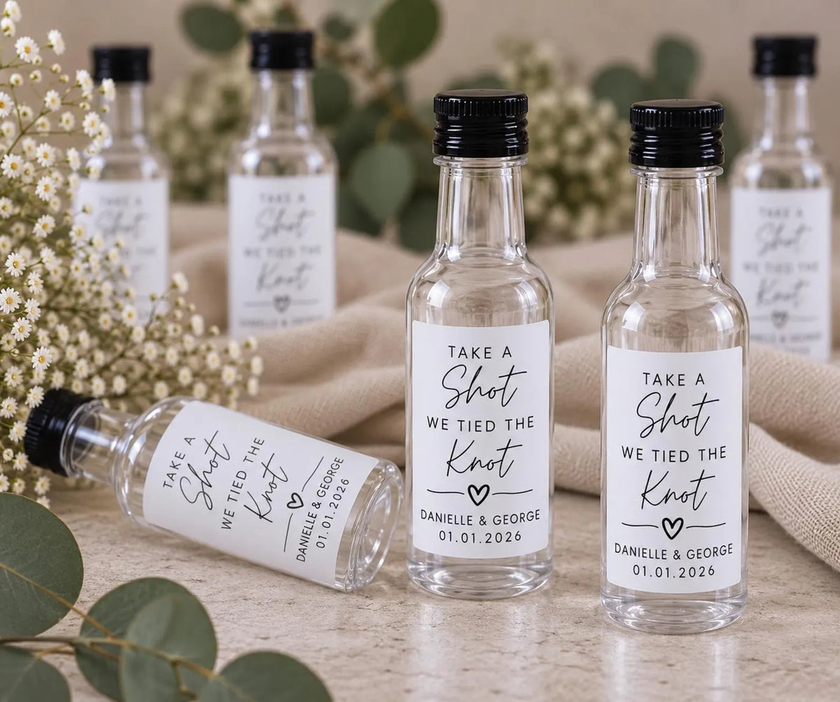 Shot Bottles (Glass or Plastic)